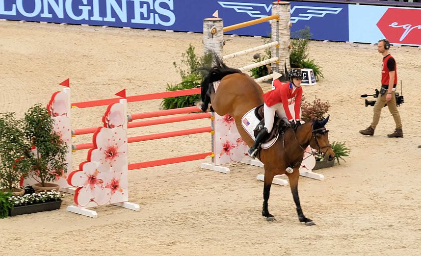 Peter Blei unterwegs auf der "Partner Pferd" in Leipzig