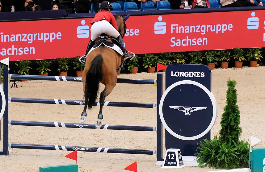 Peter Blei unterwegs auf der "Partner Pferd" in Leipzig