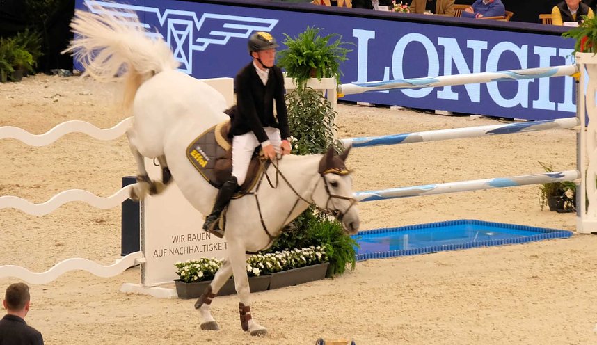 Peter Blei unterwegs auf der "Partner Pferd" in Leipzig
