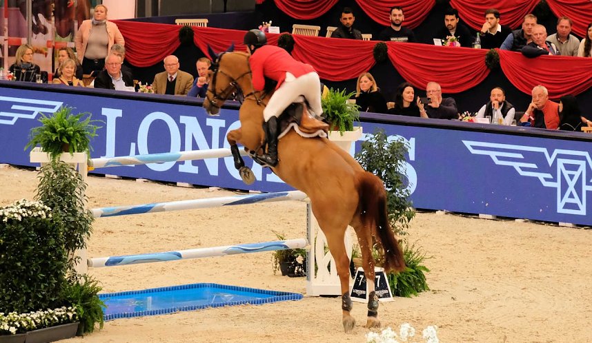 Peter Blei unterwegs auf der "Partner Pferd" in Leipzig