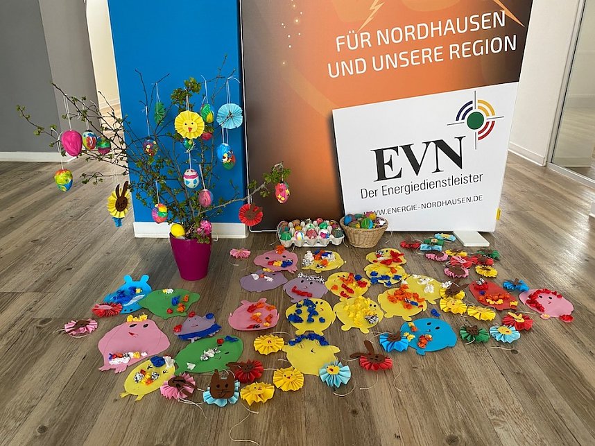 Bastelarbeiten Nordh&auml;user Kindergartenkinder