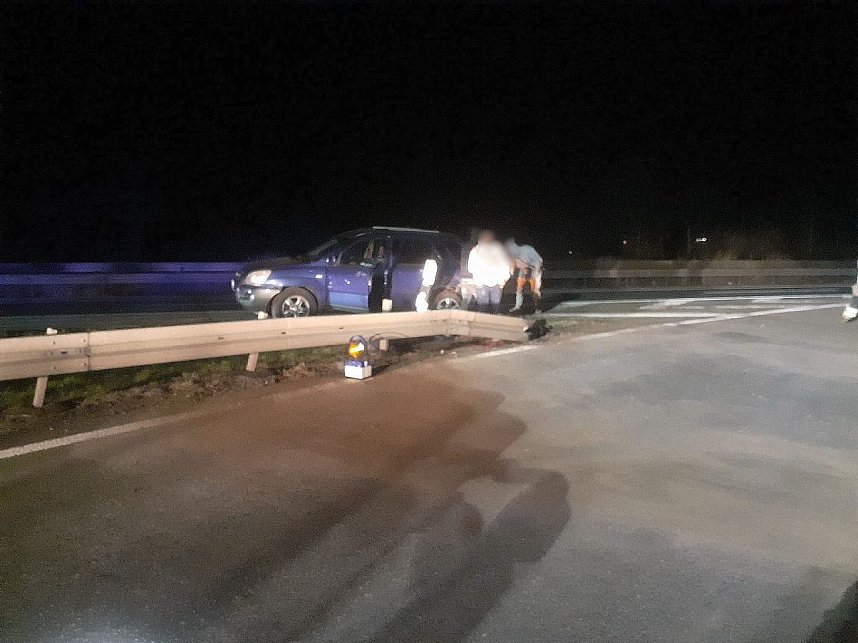 Unfall auf der Autobahn
