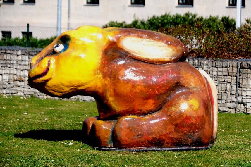 Peter Blei auf Osterspaziergang