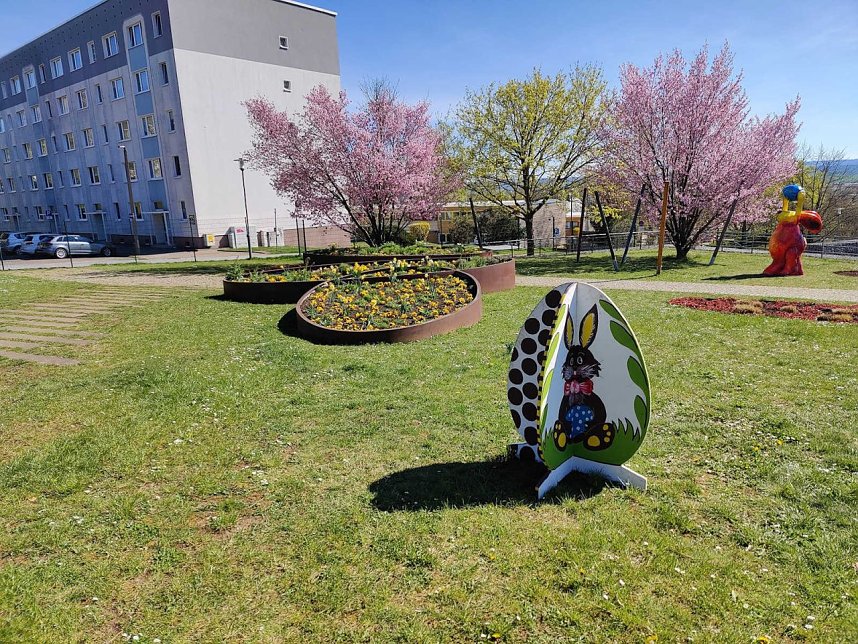 Peter Blei auf Osterspaziergang