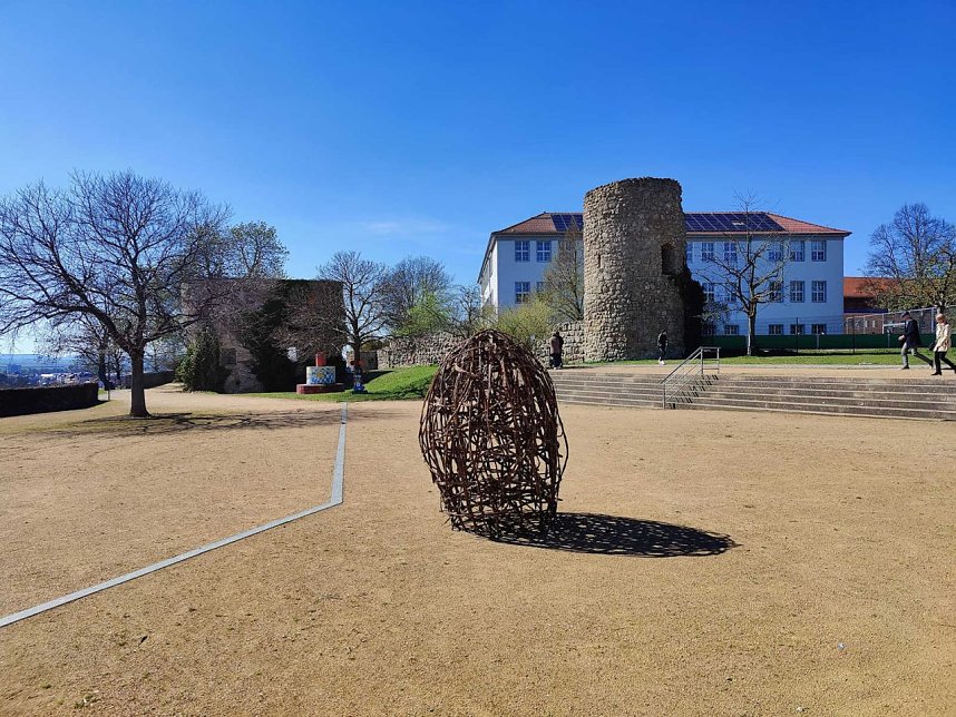 Peter Blei auf Osterspaziergang