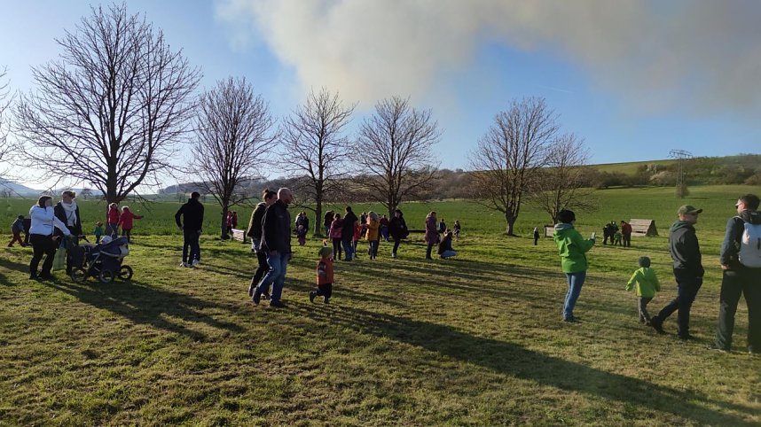 Osterfeuer in Kleinbodungen