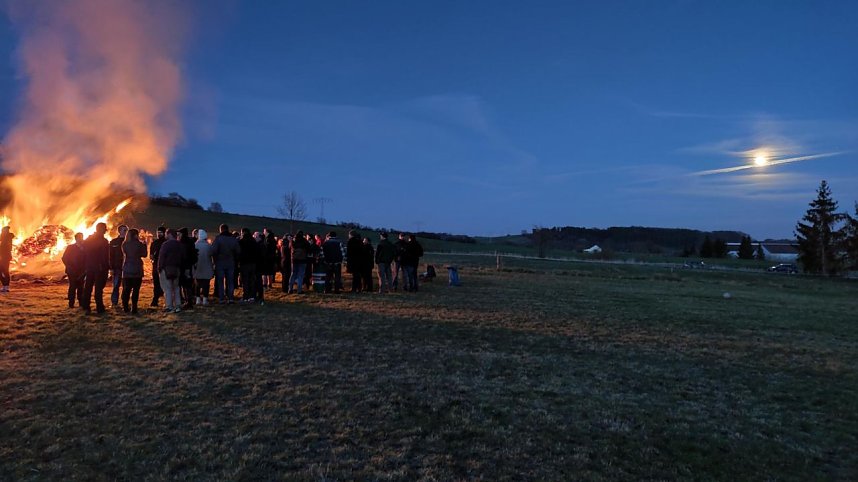 Osterfeuer in Kleinbodungen