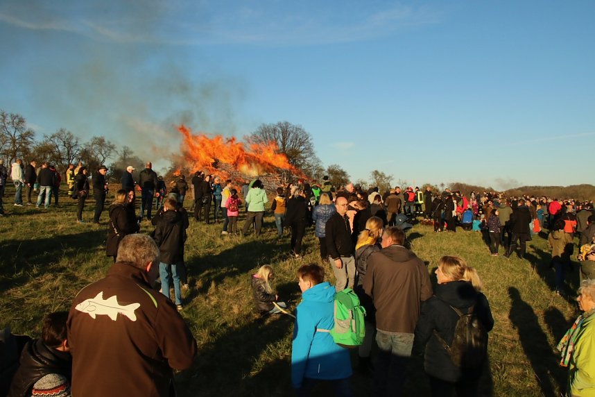 Osterfeuer bei Krimderode