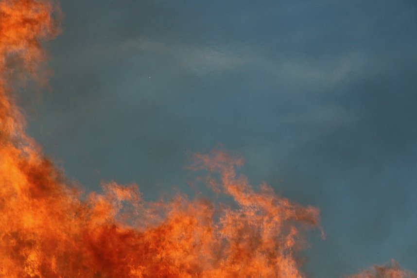 Osterfeuer bei Krimderode