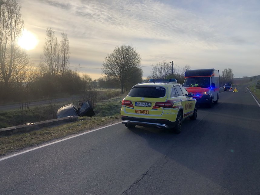 Unfall bei Gro&szlig;wechsungen