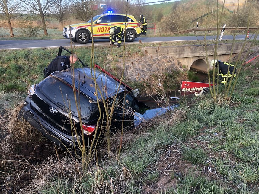 Unfall bei Gro&szlig;wechsungen