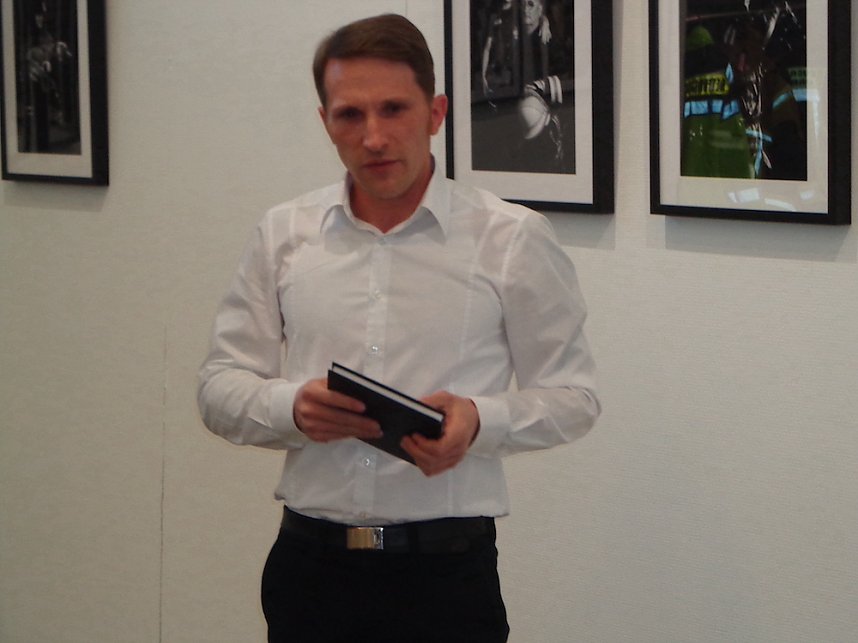 Ausstellungser&ouml;ffnung in der Sparkasse