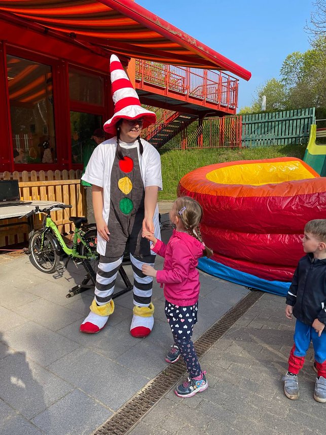 Das Ampelinchen und seine Helfer besuchte wieder die Kita am Lohmarkt