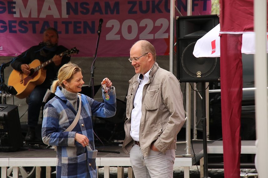 1. Mai auf dem Nordh&auml;user Rathausplatz