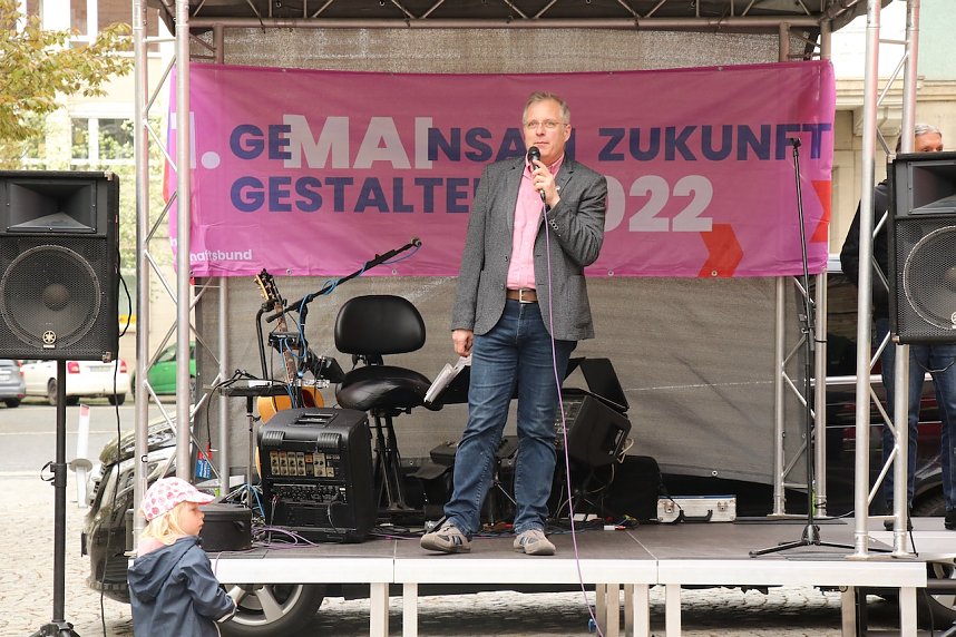 1. Mai auf dem Nordh&auml;user Rathausplatz