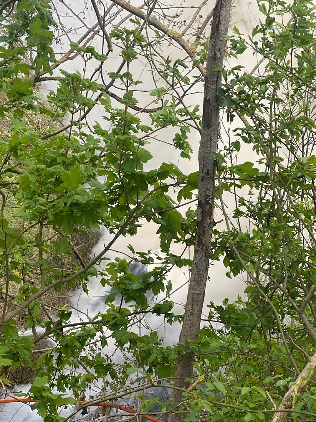 Feuer beim Kanu-Sport-Verein