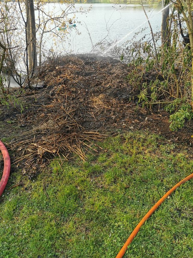 Feuer beim Kanu-Sport-Verein