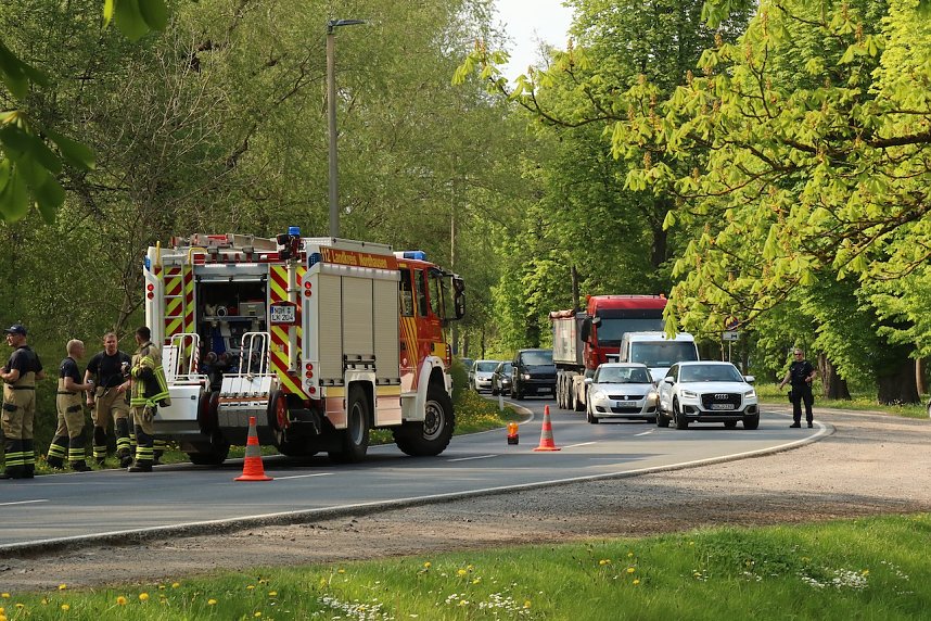 T&ouml;dlicher Unfall auf der Parkallee in Nordhausen