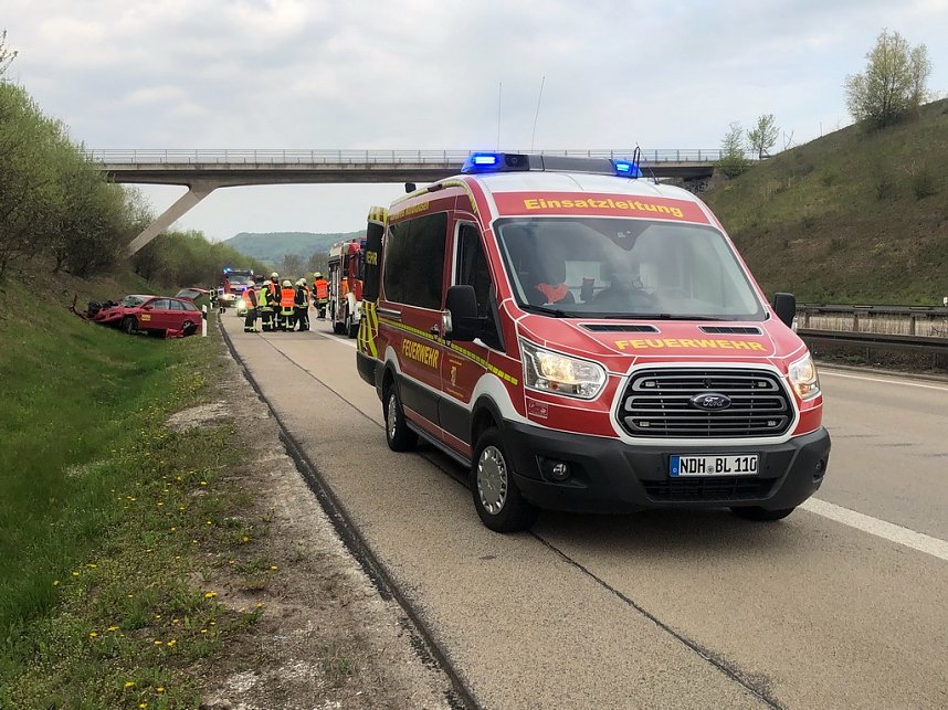 Unfall auf der A 38