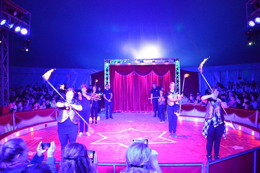 Zirkusprojekt an der F&ouml;rderschule