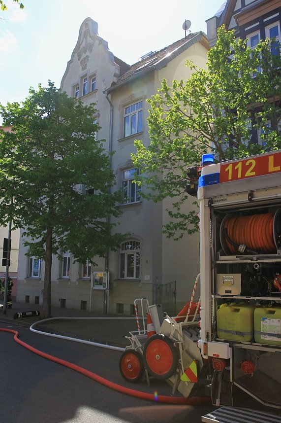 Dachgeschosswohnung ausgebrannt