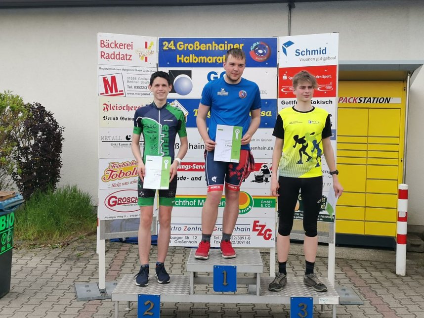 Wettbewerbe im Speedskating mit Nordh&auml;user Familie