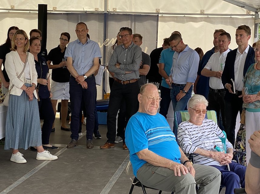 Einweihung des WBGreenOne in der Stolberger Stra&szlig;e