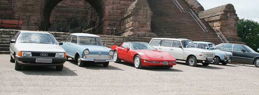 Oldtimer auf Ausfahrt am Kyffh&auml;user