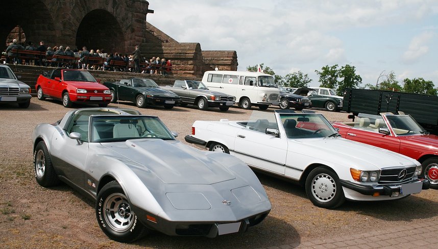 Oldtimer auf Ausfahrt am Kyffh&auml;user