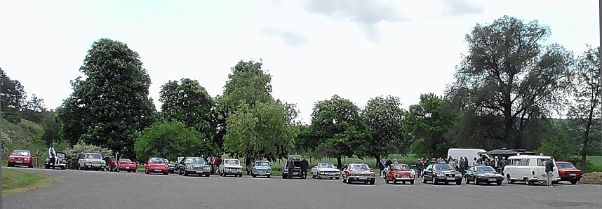 Oldtimer auf Ausfahrt am Kyffh&auml;user