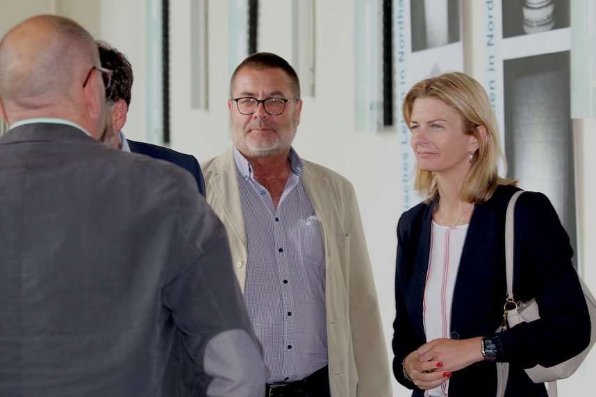 Ausstellungser&ouml;ffnung gestern Nachmittag im Huis de Graise