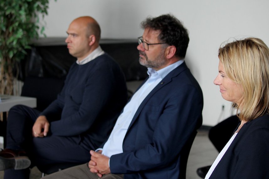 Ausstellungser&ouml;ffnung gestern Nachmittag im Huis de Graise