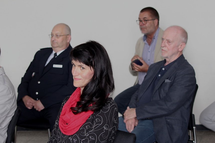 Ausstellungser&ouml;ffnung gestern Nachmittag im Huis de Graise