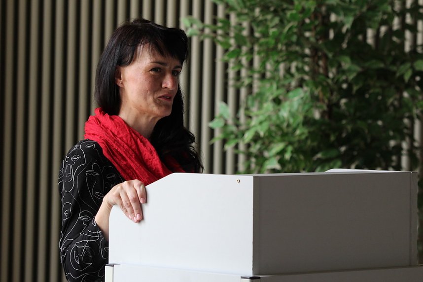 Ausstellungser&ouml;ffnung gestern Nachmittag im Huis de Graise