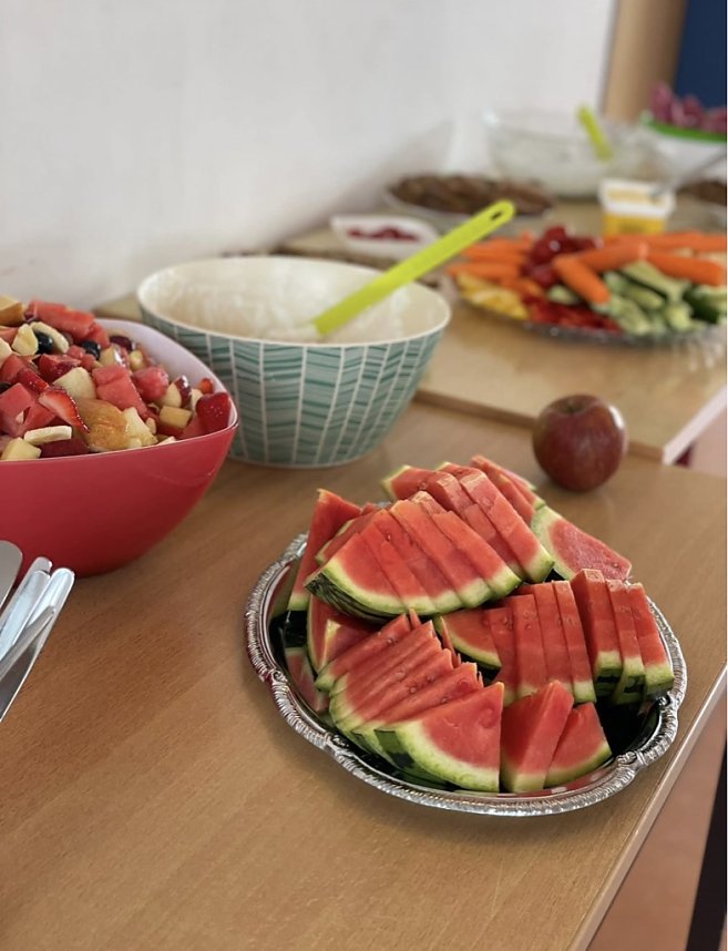 Die leckeren Ergebnisse des Projekttages