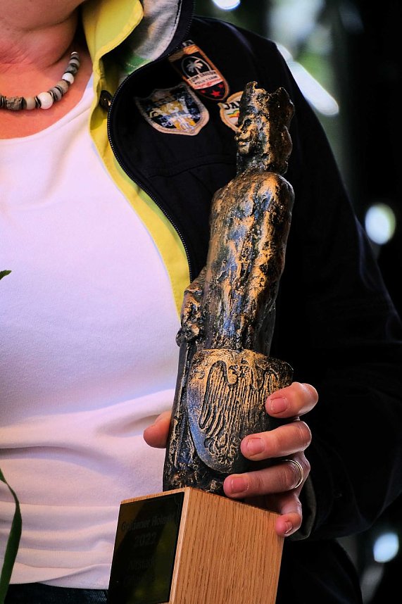 Peter Blei unterwegs auf dem Weinfest