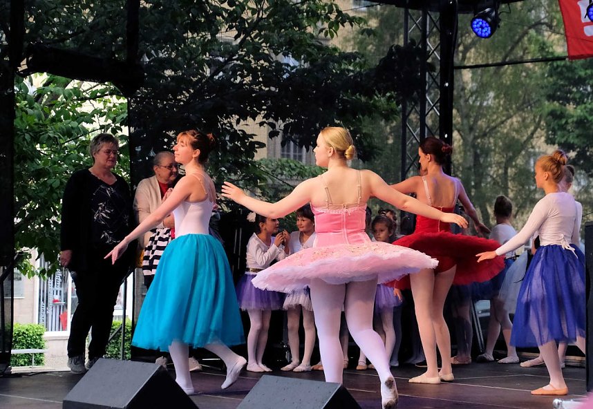 Peter Blei unterwegs auf dem Weinfest