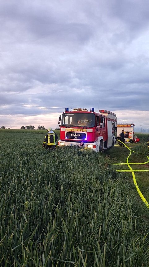 Feuerwehreinsatz bei Schiedungen