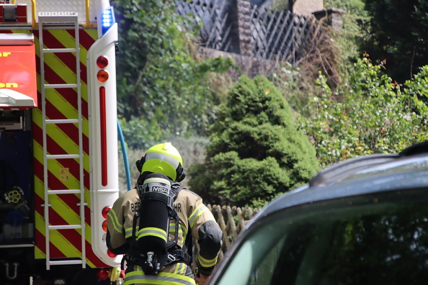 Brand am Park Hohenrode