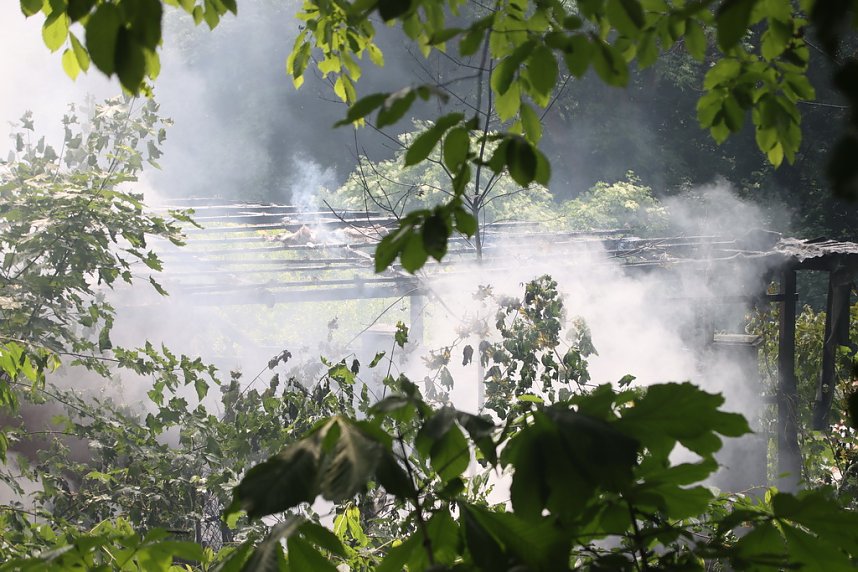 Brand am Park Hohenrode