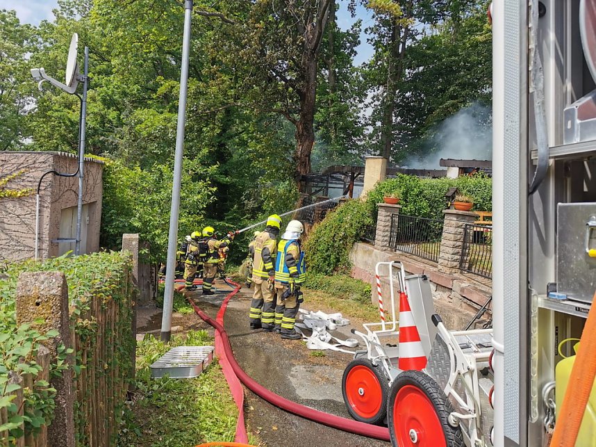 Brand am Park Hohenrode