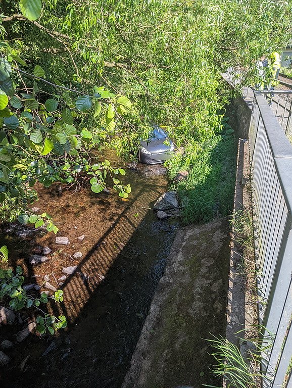PKW landete in der Bere