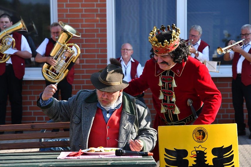 Rolandgruppe bei den Nordth&uuml;ringer Werkst&auml;tten