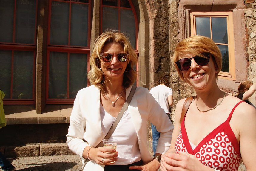 Das 52. Rolandsfest wurde nach zwei Jahren Pause heute auf dem Rathausplatz in Nordhausen er&ouml;ffnet