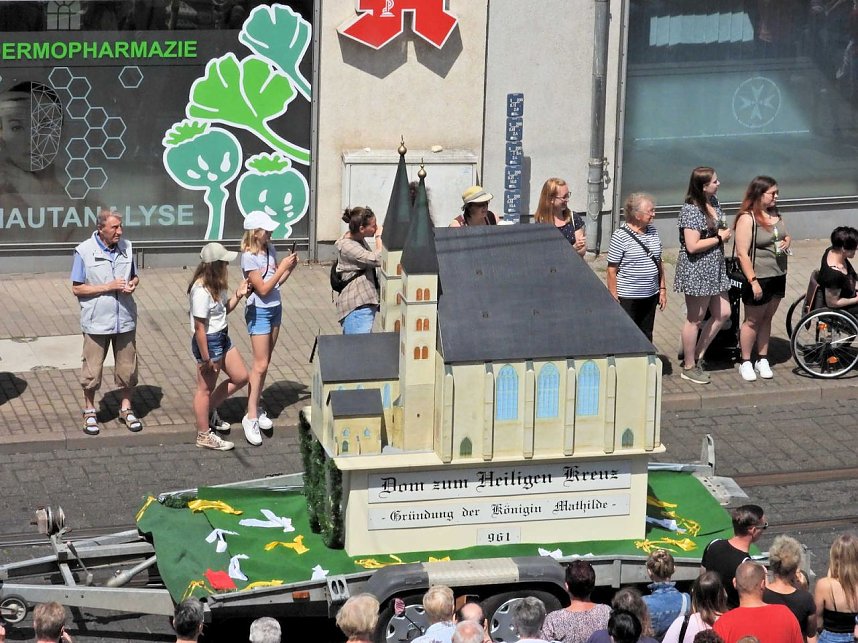 Festumzug zur 1095-Jahrfeier der Stadt Nordhausen