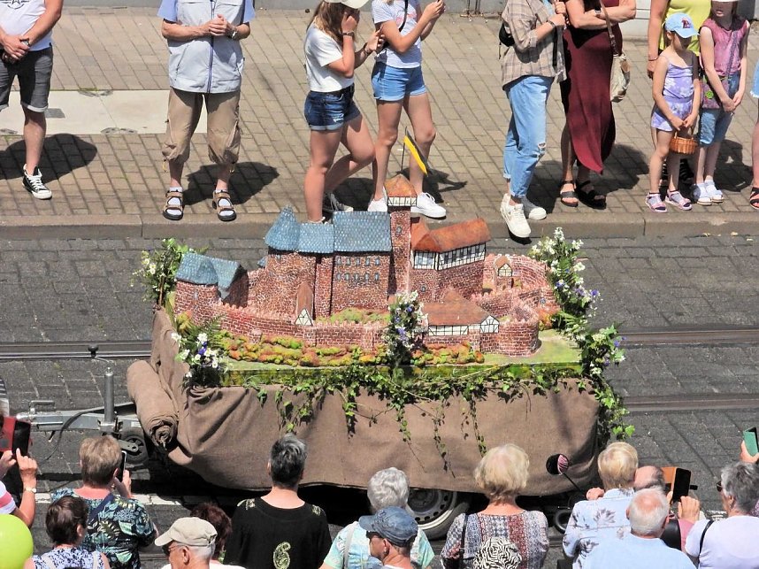 Festumzug zur 1095-Jahrfeier der Stadt Nordhausen