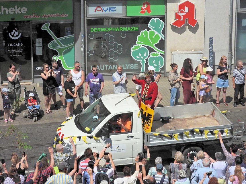 Festumzug zur 1095-Jahrfeier der Stadt Nordhausen