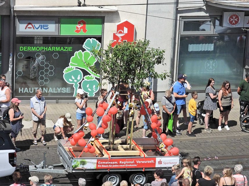 Festumzug zur 1095-Jahrfeier der Stadt Nordhausen