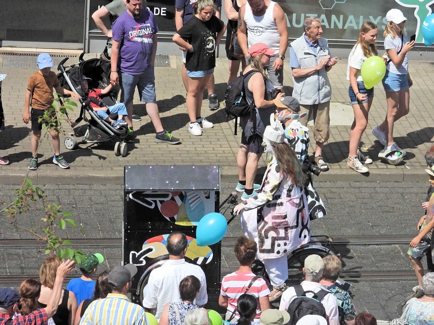 Festumzug zur 1095-Jahrfeier der Stadt Nordhausen