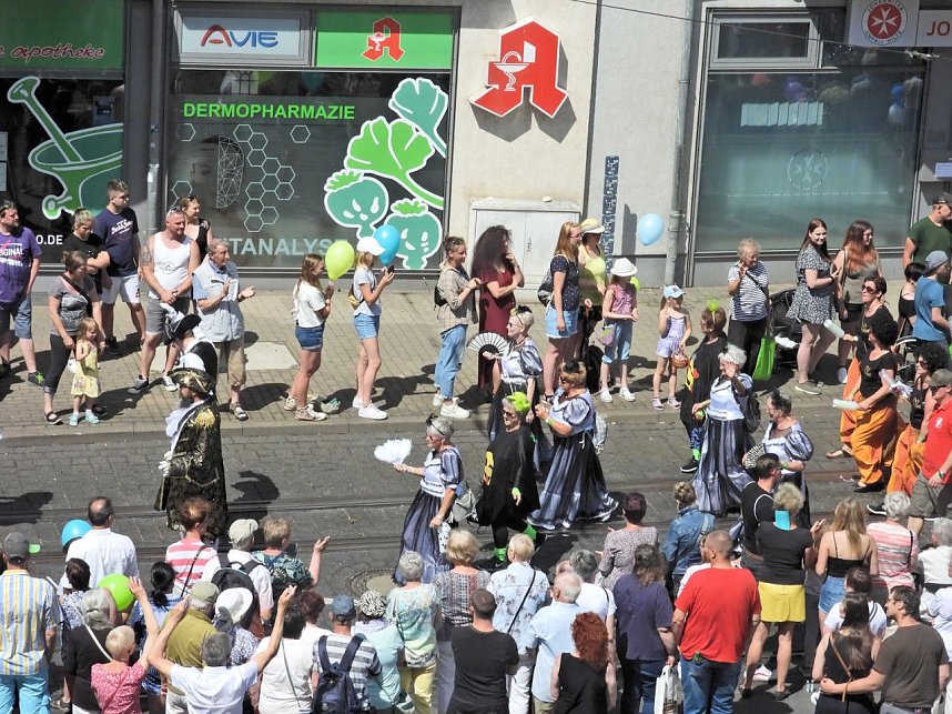 Festumzug zur 1095-Jahrfeier der Stadt Nordhausen